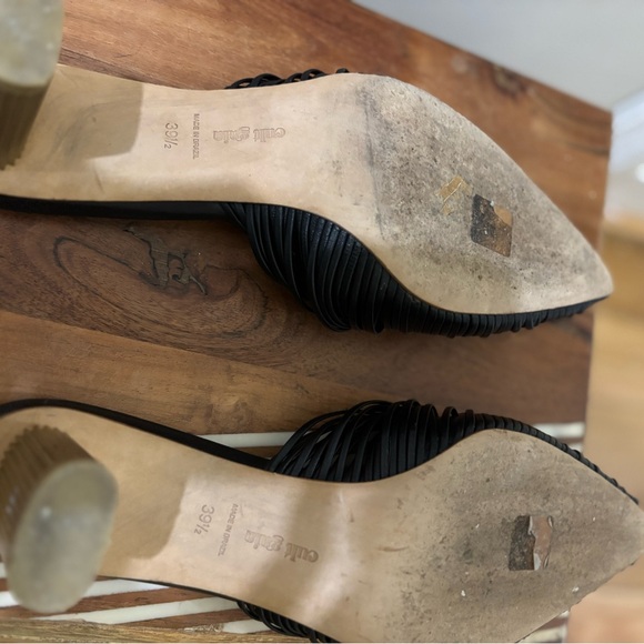 Cult Gaia Sage Leather Sandals - Picture 4 of 6